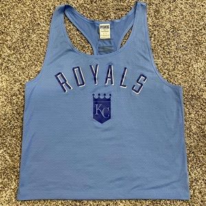 Like New VS Pink Mesh Royals Tank